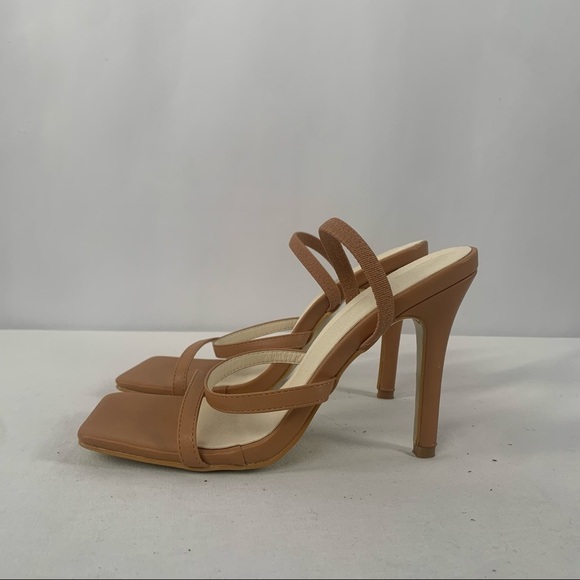 No Brand Square Toe Mule Sandal in Brown Size 7 or 38 - Picture 2 of 6